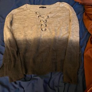 American eagle ombré knitted sweater